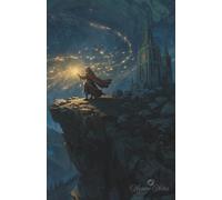 Dark Fantasy Notebook #6 - SENTINEL: An epic fantasy writing journal - 100 lined and coloring pages for teens and adults. Find your star of inspiration in the dark aesthetics of the fantasy world