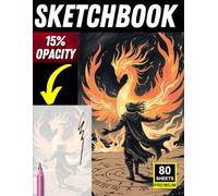 Dark Fantasy Sketchbook for Artists - 15% Opacity Traceable Pages: Light-Fade Trace Designs (85% Reduced Visibility) for Easy Tracing • Perfect for Beginners & Pro Artists • A4 / 8.5x11 Sketch Pad