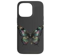 Dark Fantasy Steampunk Butterfly Illustration Carcasa para iPhone 13 Pro