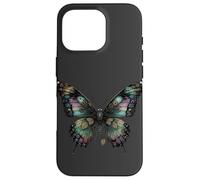 Dark Fantasy Steampunk Butterfly Illustration Carcasa para iPhone 16 Pro