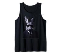 Dark Film Noir Conejo De Pascua Con Gafas De Sol Y Traje Camiseta sin Mangas