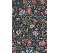 Dark Floral Journal: 6x9 Lined Aesthetic Cottagecore Notebook for Women: A Moody Notebook with a Vintage Wildflower & Bird Pattern | The Perfect Botanical Gift for Writers and Students