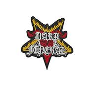 Dark Funeral Black Metal Band parche patch bordado con logotipo para planchar de hierro en apliques