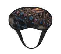 Dark Gem - Máscara opaca para dormir, suave, transpirable, para viajes, yoga, meditación, camping, uso