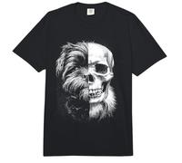 Dark Gothic Shih Tzu Dog Grunge Estética Goth Skull Art Comfort Colors Adult Heavyweight T-Shirt