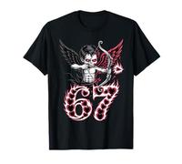 Dark Gothic Valentine 67 Cupido Flecha Anti Love Meme Camiseta
