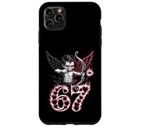 Dark Gothic Valentine 67 Cupido Flecha Anti Love Meme Carcasa para iPhone 11 Pro MAX