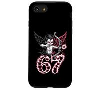 Dark Gothic Valentine 67 Cupido Flecha Anti Love Meme Carcasa para iPhone SE (2020) / 7/8