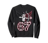 Dark Gothic Valentine 67 Cupido Flecha Anti Love Meme Sudadera