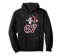 Dark Gothic Valentine 67 Cupido Flecha Anti Love Meme Sudadera con Capucha