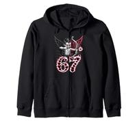 Dark Gothic Valentine 67 Cupido Flecha Anti Love Meme Sudadera con Capucha