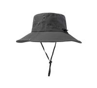 (dark gray) Fisherman Hat Bucket Hat Waterproof Wide Brimmed Sun Hat Sunshade Summer Hat for Boy Girls Unisex Male Women Pink
