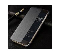 (Dark grey, For P30) Premium Leather Flip Cover Phone Case for Huawei P30, P40 Pro, and More - Stylish Protection for UK Mobile Users