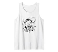 Dark Horror Cat Payaso Gatos Divertidos Anime Fan Lover Camiseta sin Mangas