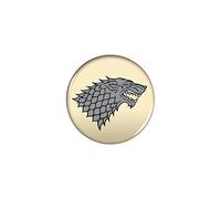 Dark Horse DKHHBO02986 Pin 6 cm Escudo Stark, Game of Thrones