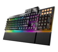 Dark Mount Silent Tactile UK ISO teclado Juego USB QWERTY Inglés del Reino Unido Negro, Teclado para gaming negro, Alámbrico, USB, Interruptor mecánico, QWERTY, LED RGB, Negro