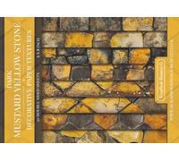 Dark Mustard Yellow Stone: Decorative Paper Textures