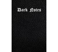 Dark Notes | A Lined Gothic Journal | Cream Pages | Shadow Work Secrets, and Dark Thoughts: 6" x 9" Notebook | Mysterious Matte Black Cover | Vintage ... | Perfect for Emotional Release & Reflection
