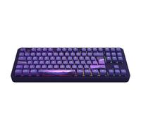 Dark Project ALU87B CELESTIAL Teclado mecánico para juegos | ISO Multi | Intercambio en caliente | Interruptores engrasados G3MS Voidstone | Estabilizadores engrasados | Montaje de junta flexible |