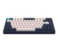 Dark Project KD83A Azul Marino/Marfil (ENG) [ANSI] - Teclado mecánico para juegos, interruptores G3MS Zafiro, estabilizadores engrasados, retroiluminación RGB personalizable, cable USB