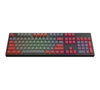 Dark project ks-42 keycaps pbt, eng/ru/ua, gray / red