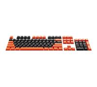 Dark project ks-43 keycaps pbt, eng/ru/ua, black / orange