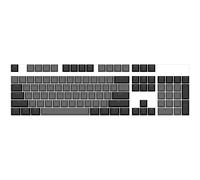 Dark project ks-46 keycaps pbt, eng/ru/ua, gray / black