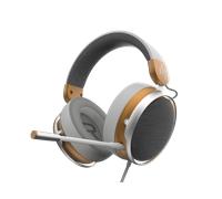 Dark project sono auriculares alámbrico diadema juego oro, blanco