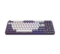 Dark Project Teclado mecánico para juegos ALU87A VIOLET | ANSI ENG | Interruptores engrasados G3MS Sapphire | Estabilizadores engrasados | Montaje de junta flexible | Aluminio | TKL 80% | RGB | Con