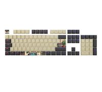 Dark Project - Teclas Arcade Retro Aesthetic PBT multilingües [diseño ANSI e ISO] - Inglés (Reino Unido/Estados Unidos), español, portugués, italiano, alemán, austriaco, finlandés, noruego, sueco y