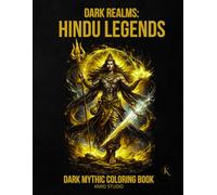 Dark Realms: Hindu Legends Coloring Book: Dark Mythology Coloring Book for Adults - 40 Easy to Medium Mythic Coloring Pages | Bold Line Art with ... / 45 pages (Dark Realms Coloring Series)