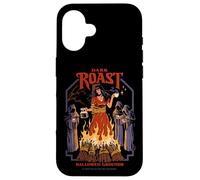 Dark Roast Coffee Witch Occult Retro Funny Adult Humor Carcasa para iPhone 16