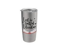 Dark Romance Book Smut Reader Lost in Lustful Literature Vaso térmico de acero inoxidable de doble pared