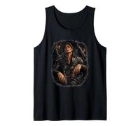 Dark Romance Fantasía, FAE, murciélago, Guerrero, Corte, Amor Camiseta sin Mangas