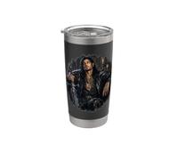 Dark Romance Fantasía, Fae, murciélago, guerrero, corte, amor Vaso térmico de acero inoxidable de doble pared