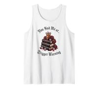 Dark Romance Merch,You Had Me At Trigger Warning Book Club Camiseta sin Mangas
