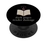 Dark Romance Reader Villain Era Morally Grey Libro Regalo PopSockets PopGrip Adhesivo