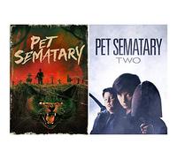 Dark Secret Stephen King Pet Semetary & Part 2 Sequel Double Feature Horror movie bundle