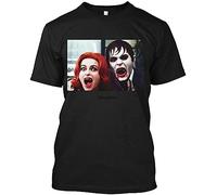 Dark Shadows Helena Bonham Carter Johnny Depp Portrait Movie Cinema Film Funny Gifts Graphic Unisex T-Tshirts Camisetas y Tops (Large)