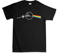 Dark Side of The Death Star Men's T-Tshirts Camisetas y Tops Black Unisex tee(XX-Large)