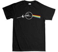 Dark Side The Death Star T Shirt Minority Drawstring Half Sleeve Cool Soft Grinding T-Shirt Black L