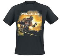 Dark Souls 3 T-Shirt -S- Logo, Schwarz [Importación Alemana]