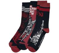 Dark Souls Bonfire Hombre Calcetines multicolor EU 43-46 75% Algodón, 20% Poliamida, 5% Elastano