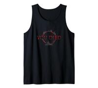 Dark Souls Camiseta sin Mangas, Hombre, Negro, XL