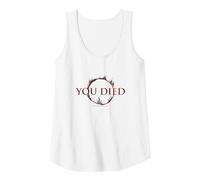 Dark Souls Camiseta sin Mangas, Mujer, Blanco, M