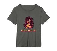 【Dark Souls】 Dark Souls 017 Camiseta, Mujer Tallas Grandes, Asfalto, 5XL Grande