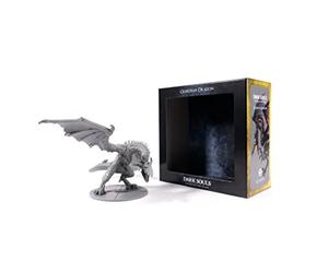 Dark Souls The Role Playing Game: Guardian Dragon Miniatura y Cartas de estadísticas. DND, RPG, D&D, Dungeons & Dragons. Compatible con 5E