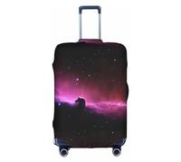 Dark Star Sky - Funda protectora para equipaje de viaje, elástica, a prueba de arañazos, varios tamaños, White, M