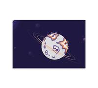 Dark Sun Space Planet Living Room Wall Art 08x12inch (20x30cm)