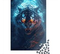 Dark Tiger Puzzles Imposible,desafío para Adultos Juego Educativo 1000 Piezas Obra De Arte De Juego De para Adultos Y Niños 1000pcs (75x50cm)